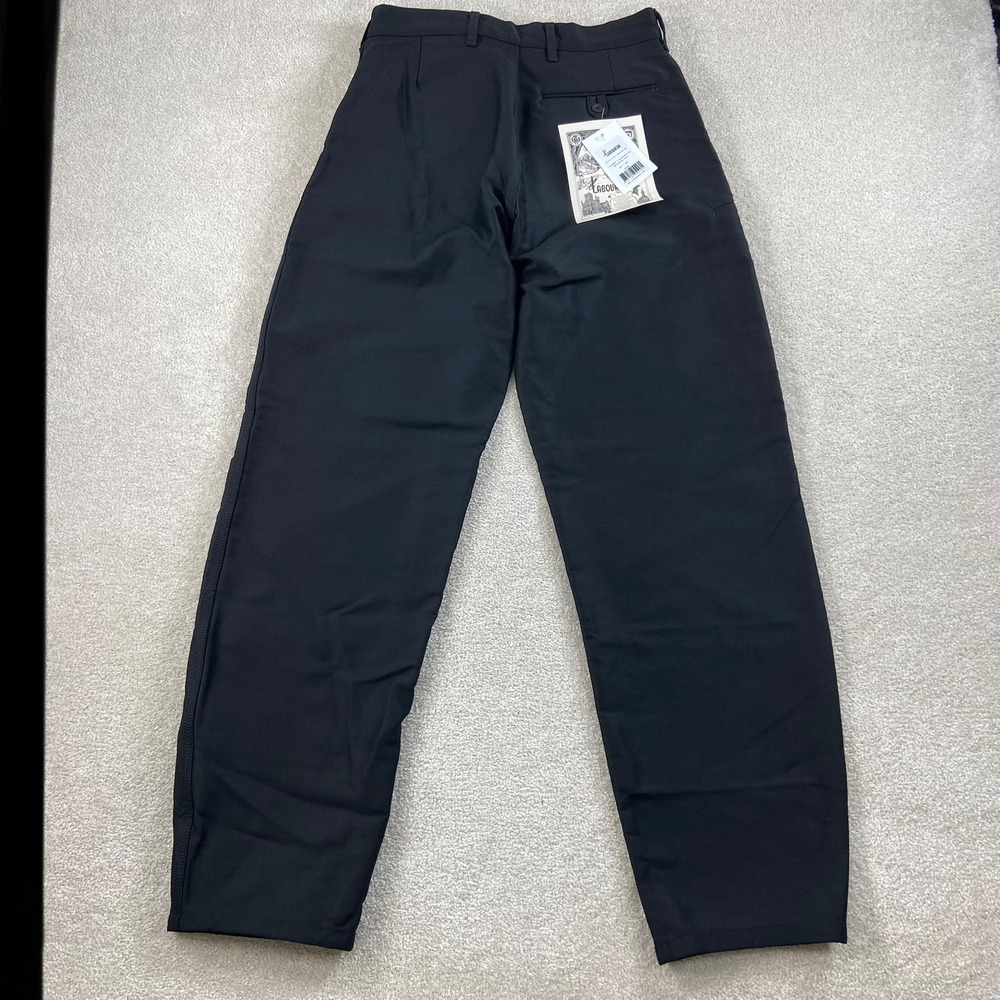 NWT Le Laboureur Moleskin Pants Mens 40/82 Black French Workwear Trousers